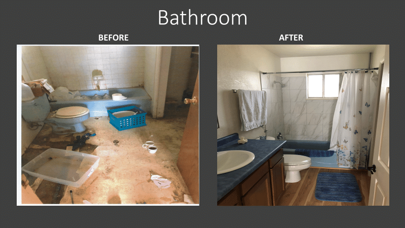 Rehab Program before and after